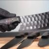 Handcrafted Forged Kitchen Knife Set – 5-Piece High Carbon Steel Chef Knives with Leather Roll - Image 4