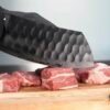 Handcrafted Forged Kitchen Knife Set – 5-Piece High Carbon Steel Chef Knives with Leather Roll - Image 3